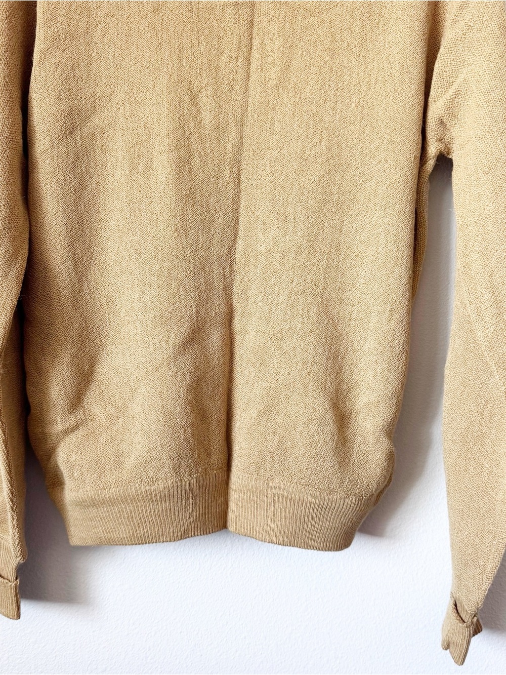 Pendleton Beige and Tan Multi-Stripe V-Neck Cardigan vintage 60’s / 70’s - Picture 8 of 8